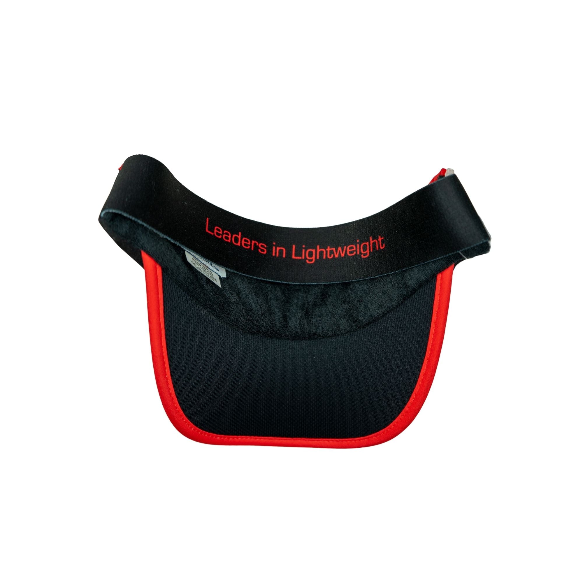 Hurricane 360 Visor - Black with Red