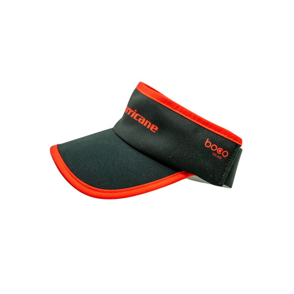 Hurricane 360 Visor - Black with Red